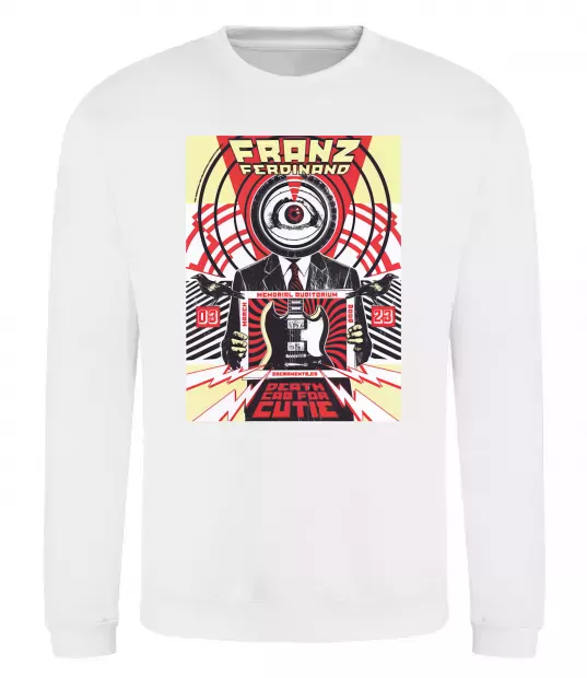 Свитшот Franz Ferdinand poster Белый фото