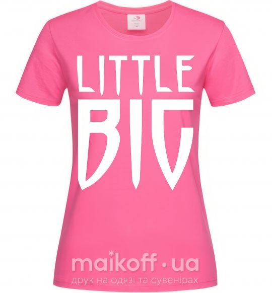 Жіноча футболка Little big Яскраво-рожевий фото