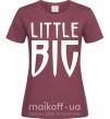 Жіноча футболка Little big Бордовий фото
