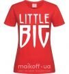 Женская футболка Little big Красный фото