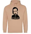 Женская толстовка (худи) Marilyn Manson Песочный фото