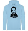 Женская толстовка (худи) Marilyn Manson Голубой фото