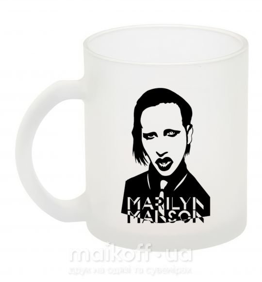 Чашка стеклянная Marilyn Manson Фроузен фото