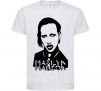 Дитяча футболка Marilyn Manson Білий фото