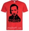 Мужская футболка Marilyn Manson Красный фото