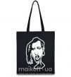 Еко-сумка Marilyn Manson face Чорний фото