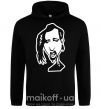Мужская толстовка (худи) Marilyn Manson face Черный фото