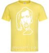Чоловіча футболка Marilyn Manson face Лимонний фото