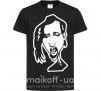 Дитяча футболка Marilyn Manson face Чорний фото