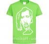 Дитяча футболка Marilyn Manson face Лаймовий фото