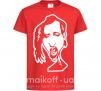 Дитяча футболка Marilyn Manson face Червоний фото