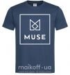 Чоловіча футболка Muse logo Темно-синій фото