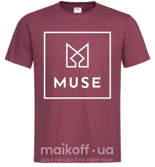 Чоловіча футболка Muse logo Бордовий фото