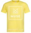 Чоловіча футболка Muse logo Лимонний фото