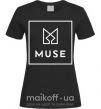Женская футболка Muse logo Черный фото