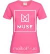 Женская футболка Muse logo Ярко-розовый фото