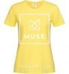 Жіноча футболка Muse logo Лимонний фото