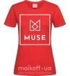 Женская футболка Muse logo Красный фото