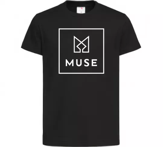 Детская футболка Muse logo Черный фото