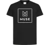 Детская футболка Muse logo Черный фото
