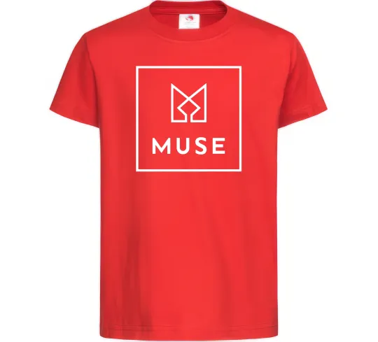 Детская футболка Muse logo Красный фото