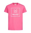 Детская футболка Muse logo Ярко-розовый фото
