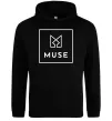 Чоловіча толстовка (худі) Muse logo Чорний Чоловіча толстовка (худі) Muse logo Чорний фото