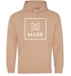 Чоловіча толстовка (худі) Muse logo Пісочний Чоловіча толстовка (худі) Muse logo Пісочний фото
