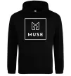 Женская толстовка (худи) Muse logo Черный фото