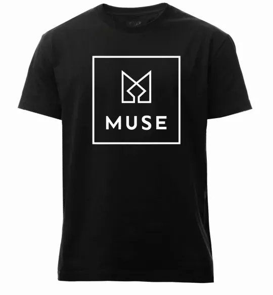 Чоловіча преміум футболка Muse logo Чорний фото