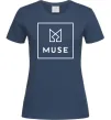 Женская футболка Muse logo Темно-синий фото