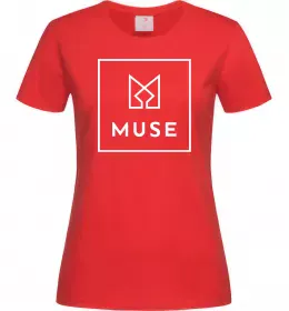 Жіноча футболка Muse logo color Білий фото Жіноча футболка Muse logo color Білий фото