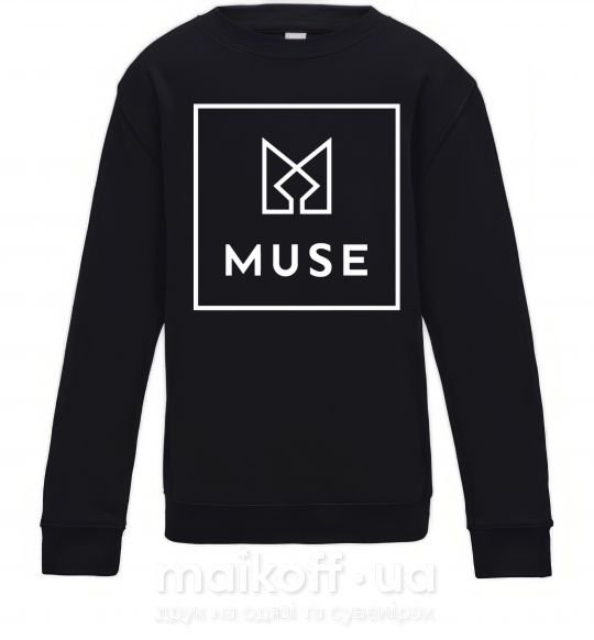 Дитячий світшот Muse logo Чорний фото