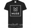 Детская футболка Muse logo Черный фото