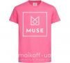 Детская футболка Muse logo Ярко-розовый фото