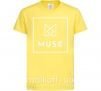 Детская футболка Muse logo Лимонный фото