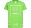 Дитяча футболка Muse logo Лаймовий фото