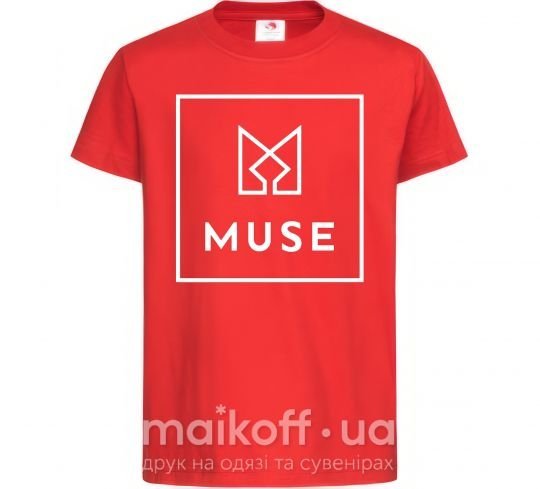 Детская футболка Muse logo Красный фото