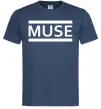 Чоловіча футболка Muse logo white Темно-синій фото