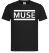 Чоловіча футболка Muse logo white Чорний фото