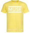 Чоловіча футболка Muse logo white Лимонний фото