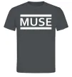 Чоловіча футболка Muse logo white Графіт фото