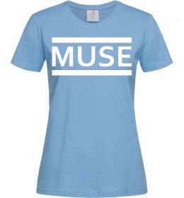 Жіноча футболка Muse logo white Жіноча футболка Muse logo white