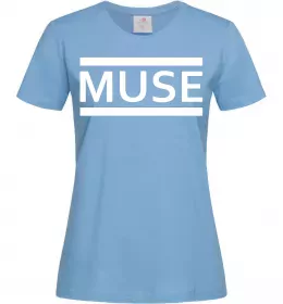 Жіноча футболка Muse logo color Білий фото Жіноча футболка Muse logo color Білий фото