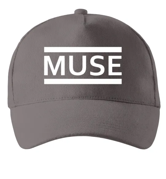 Кепка Muse logo white Сірий фото