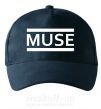 Кепка Muse logo white Темно-синий фото