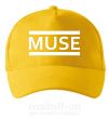 Кепка Muse logo white Сонячно жовтий фото