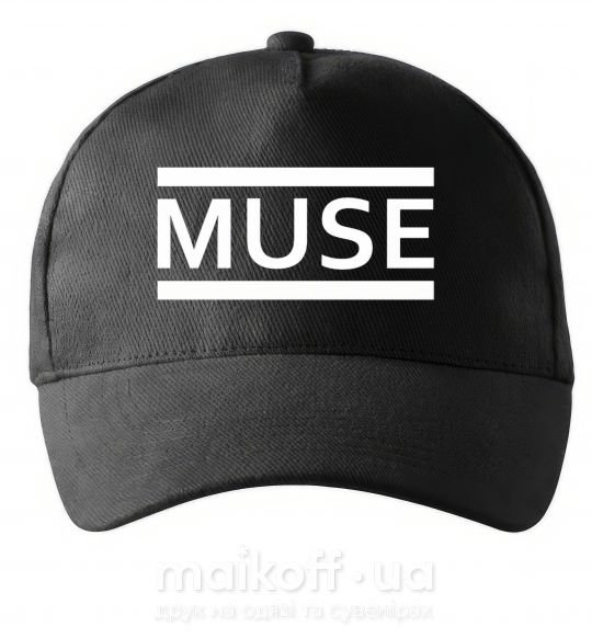 Кепка Muse logo white Черный фото