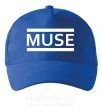 Кепка Muse logo white Ярко-синий фото