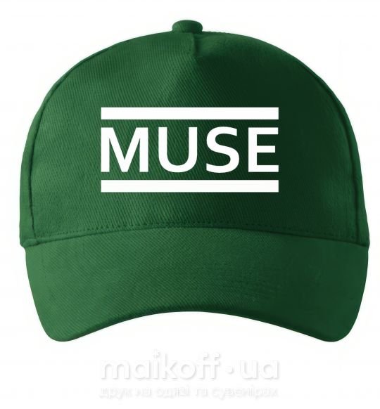 Кепка Muse logo white Темно-зелений фото